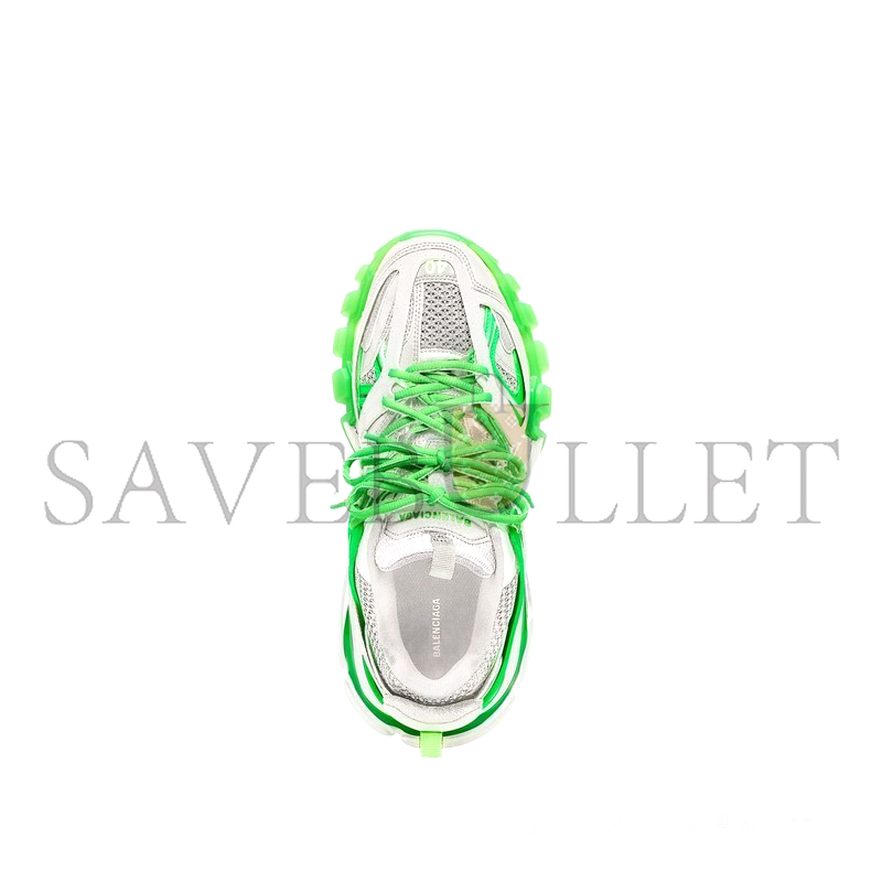 BALENCIAGA TRACK SNEAKERS IN WHITE GREEN 542023W3RL19035