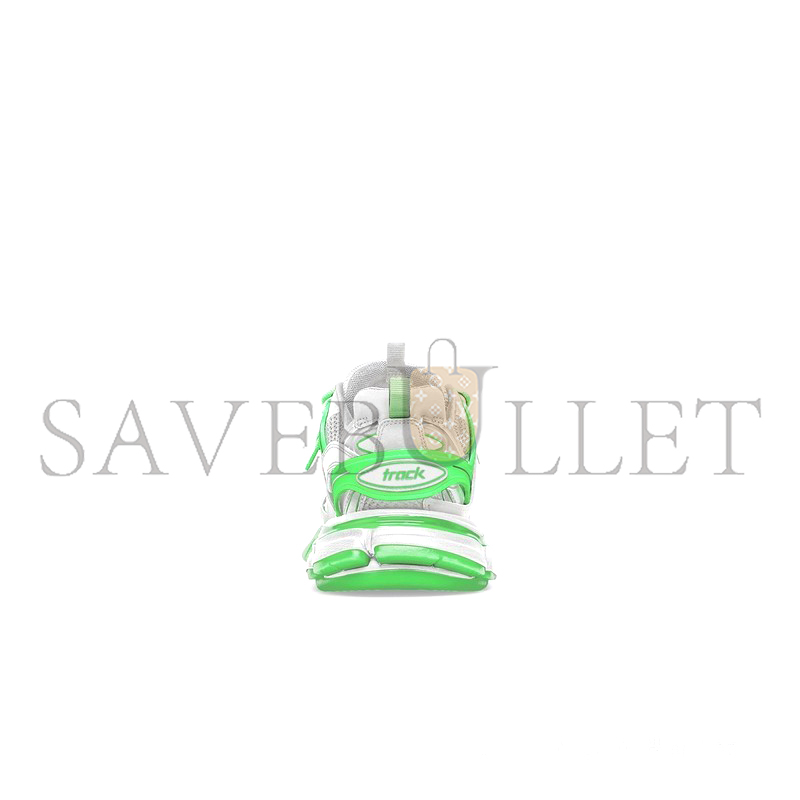 BALENCIAGA TRACK SNEAKERS IN WHITE GREEN 542023W3RL19035