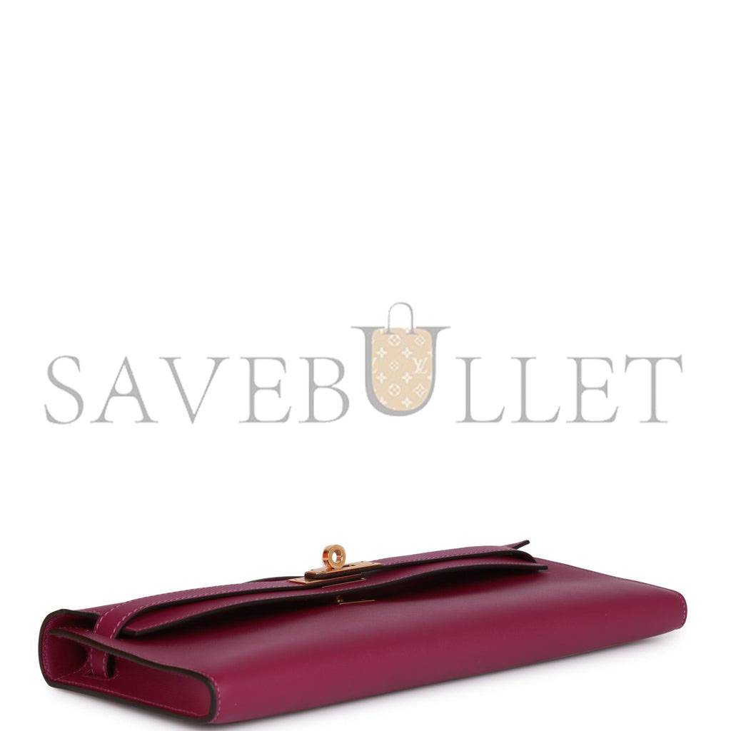 HERMES KELLY CUT ANEMONE SWIFT GOLD HARDWARE (31*12*3cm) HERMES KELLY CUT ANEMONE SWIFT GOLD HARDWARE (31*12*3cm)