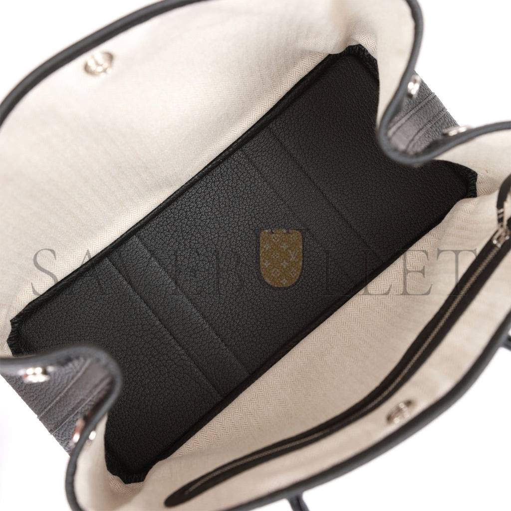 HERMES GARDEN PARTY 30 BLACK NEGONDA PALLADIUM HARDWARE (30*21*13cm) HERMES GARDEN PARTY 30 BLACK NEGONDA PALLADIUM HARDWARE (30*21*13cm)
