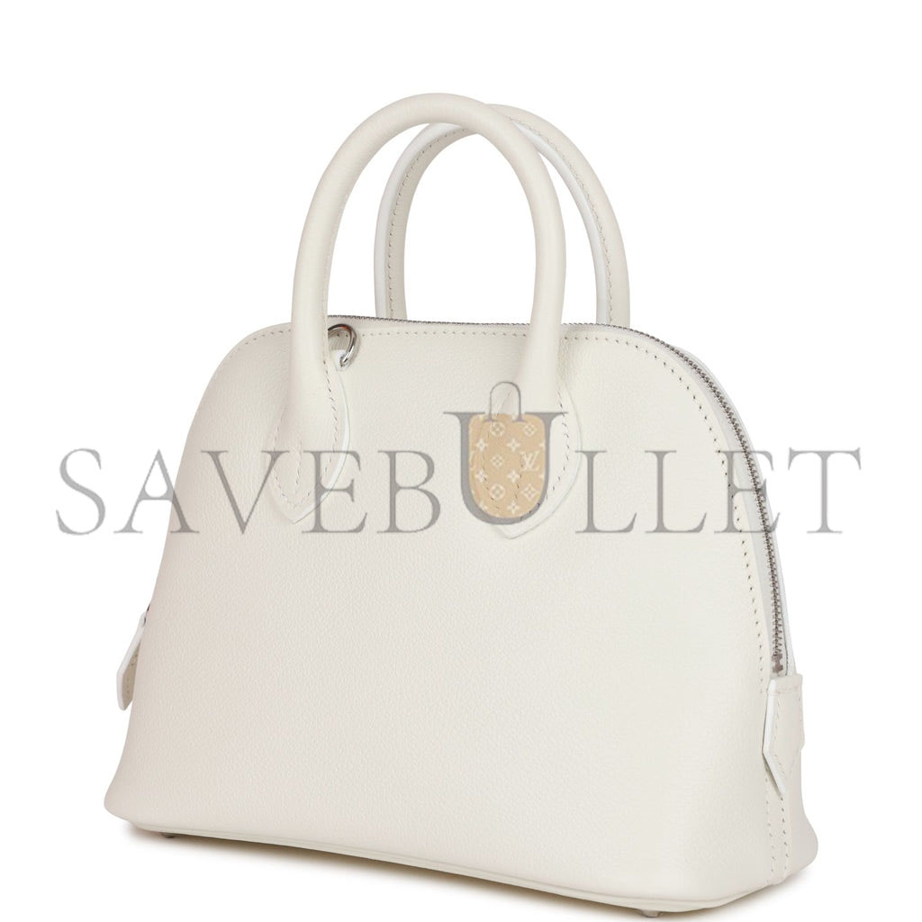 HERMES 1923 BOLIDE 25 WHITE EVERCOLOR VERSO PALLADIUM HARDWARE (25*20*10cm) HERMES 1923 BOLIDE 25 WHITE EVERCOLOR VERSO PALLADIUM HARDWARE (25*20*10cm)