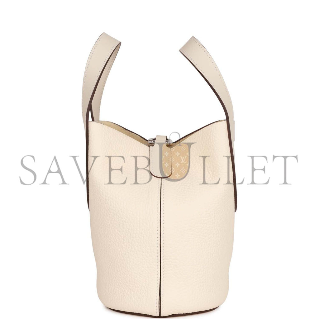 HERMES IN-THE-LOOP 18 NATA CLEMENCE AND SWIFT PALLADIUM HARDWARE (17cm) HERMES IN-THE-LOOP 18 NATA CLEMENCE AND SWIFT PALLADIUM HARDWARE (17cm)