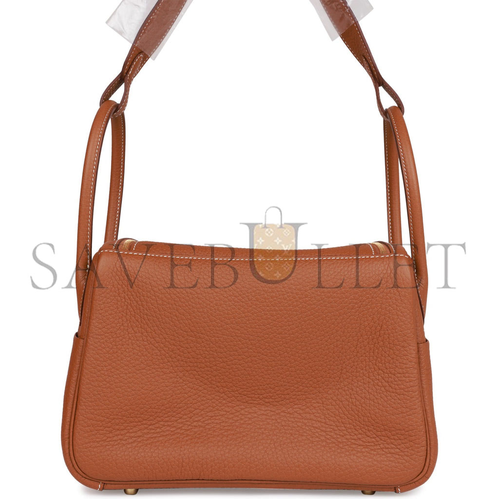 HERMES LINDY 26 GOLD CLEMENCE GOLD HARDWARE (26*18*12cm) HERMES LINDY 26 GOLD CLEMENCE GOLD HARDWARE (26*18*12cm)
