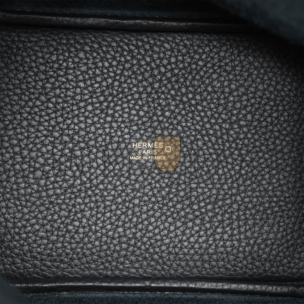 HERMES PICOTIN LOCK 18 BLACK MATTE ALLIGATOR AND CLEMENCE TOUCH GOLD HARDWARE (18*13*18cm) HERMES PICOTIN LOCK 18 BLACK MATTE ALLIGATOR AND CLEMENCE TOUCH GOLD HARDWARE (18*13*18cm)