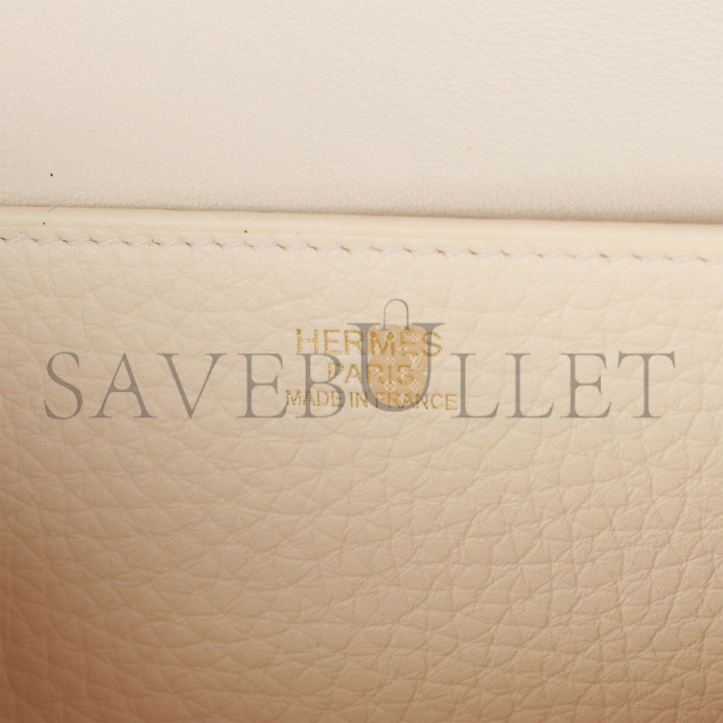 HERMES HALZAN 25 NATA CLEMENCE GOLD HARDWARE (25cm) HERMES HALZAN 25 NATA CLEMENCE GOLD HARDWARE (25cm)